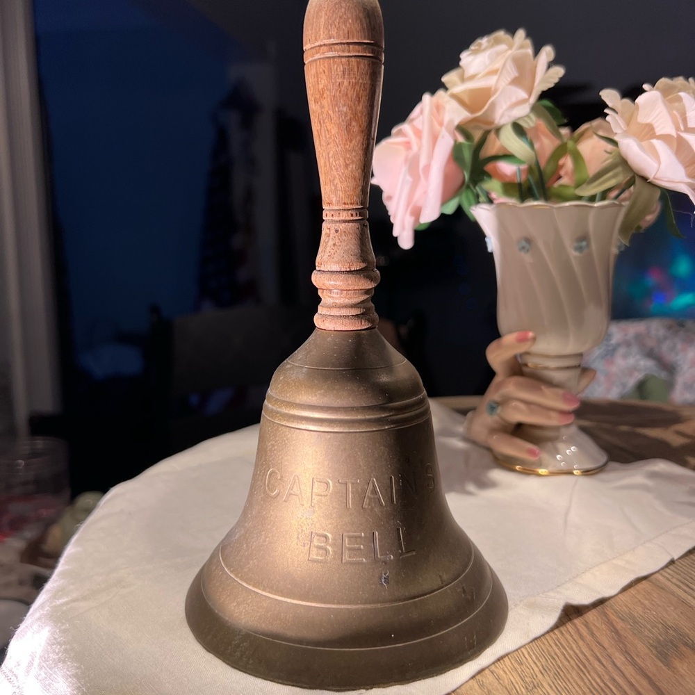 Unique Vintage Brass Captain's Bell Goin’ Cheap